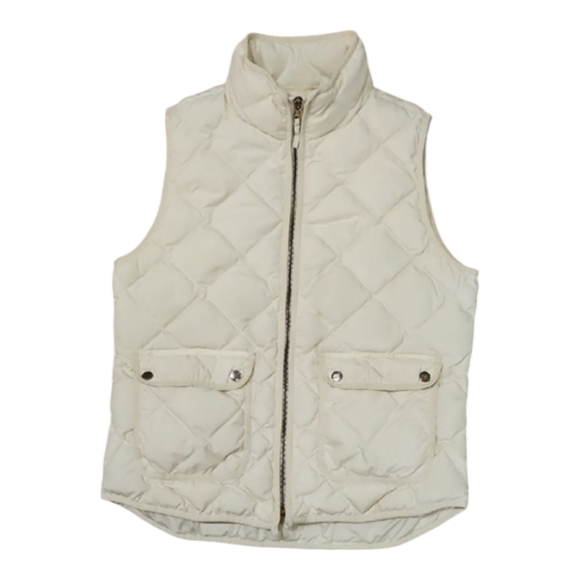 Cream Quilted Vest - Picture 1 of 10